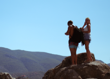 hiking couple